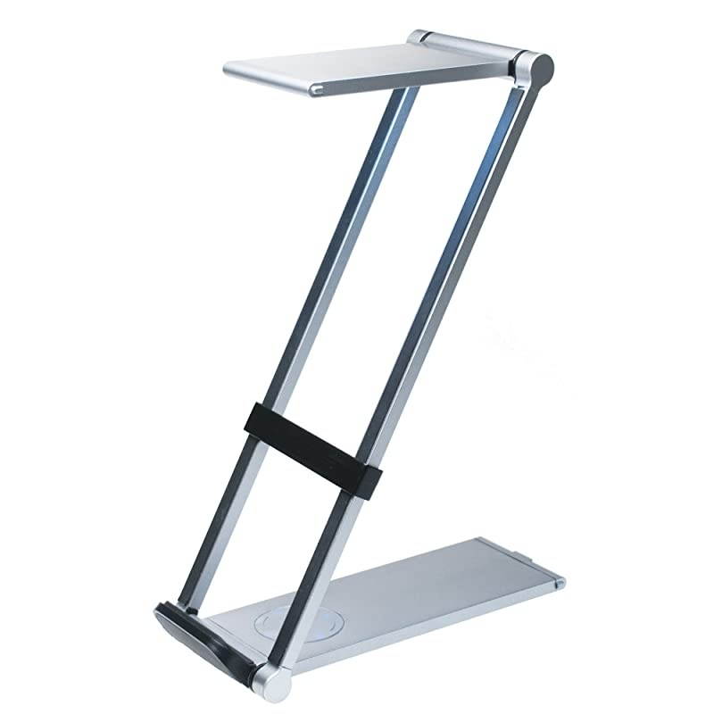 Foldable LED Desk Lamp Stand for iPad 102Inch 7th Gen ipad Air 3 ipad Mini 5 amp Other Smartphones amp Tablets up to 1125quot in Length