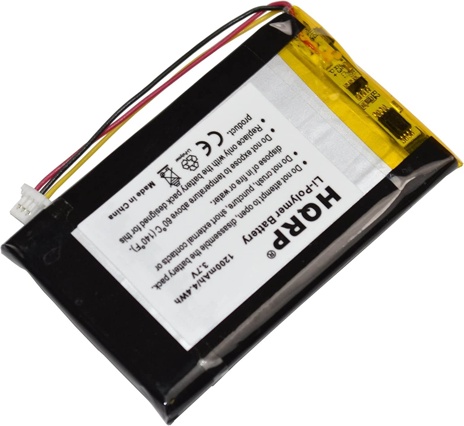 HQRP Battery Compatible with Garmin Nuvi 285 285W 285WT ED26ED2985878 3590LMT 3350LM 361-00019-40 GPS Navigator + HQRP Coaster
