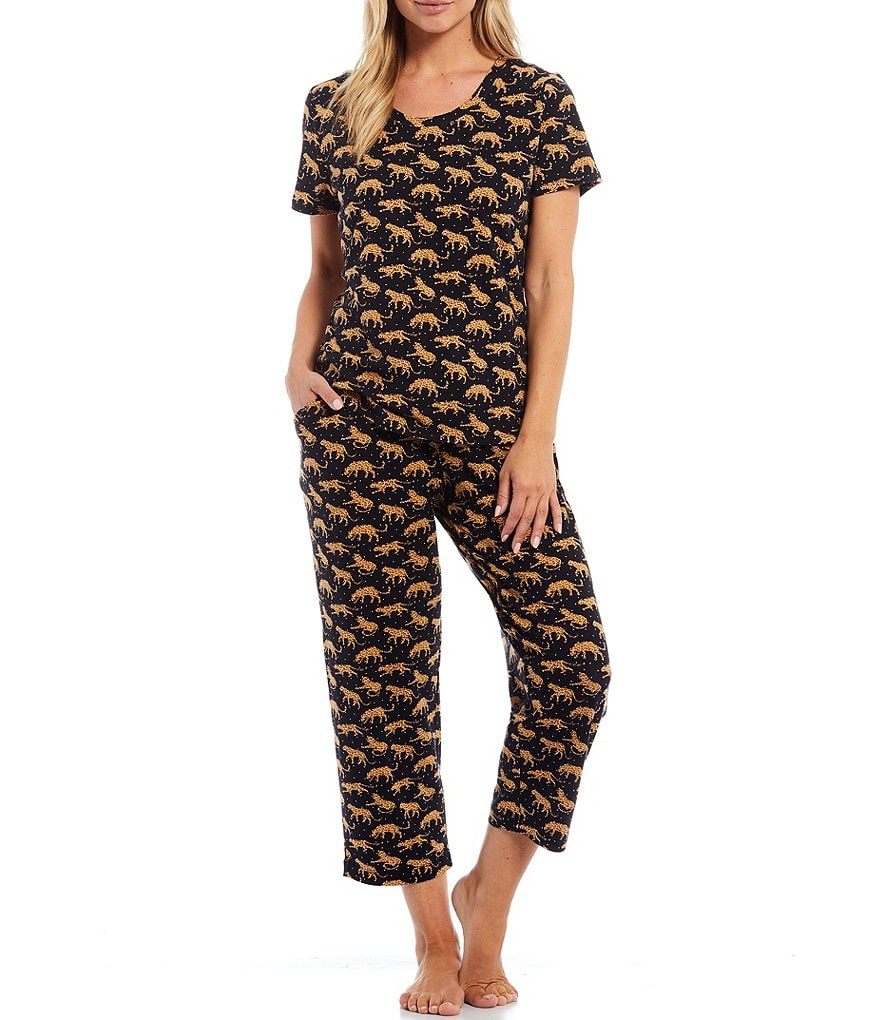 Sleep Sense Leopard Print Coordinating Sleep Tee