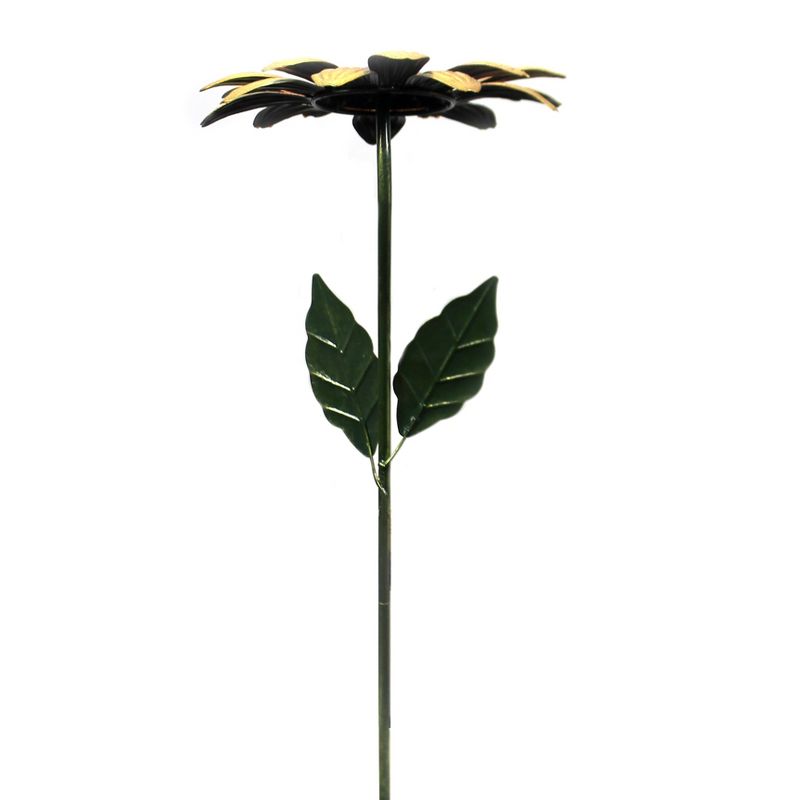 Home & Garden 26.25" Sunflower Stake Flower Handcrafted Regal Art & Gift  -  Decorative Garden Stakes