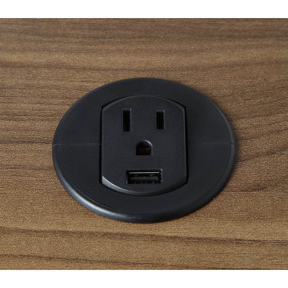 Lorell LLR33999 Grommet Mount 3 Prong Power Socket - Black