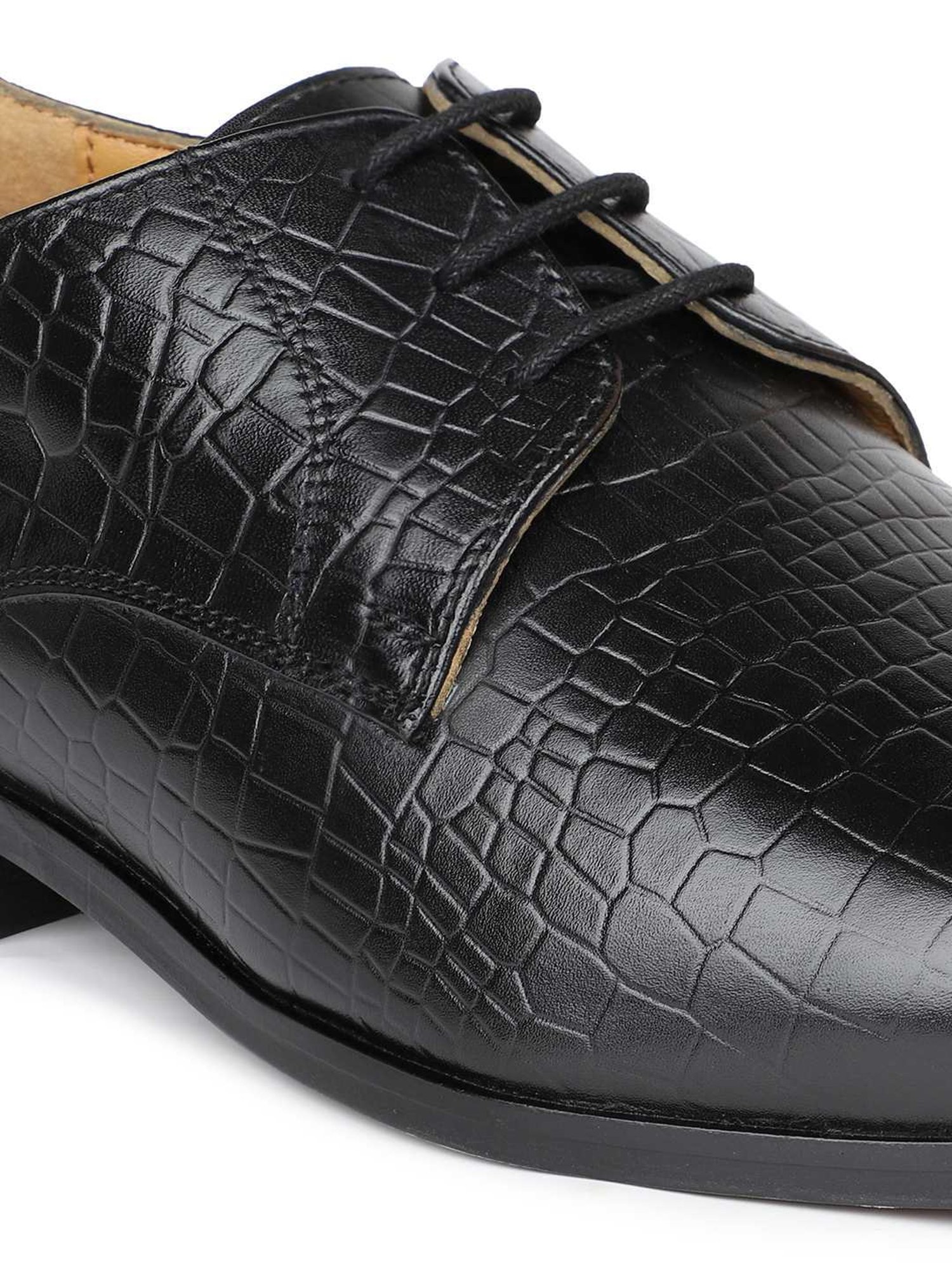 Atesber by Inc.5 Men's Black Derby Shoes