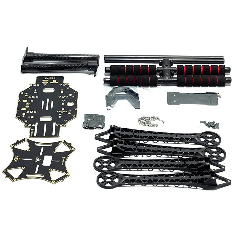 S500 Quadcopter Frame Stretch X FPV Drone Frame Kit PCB Version with Carbon Fiber Landing Gear