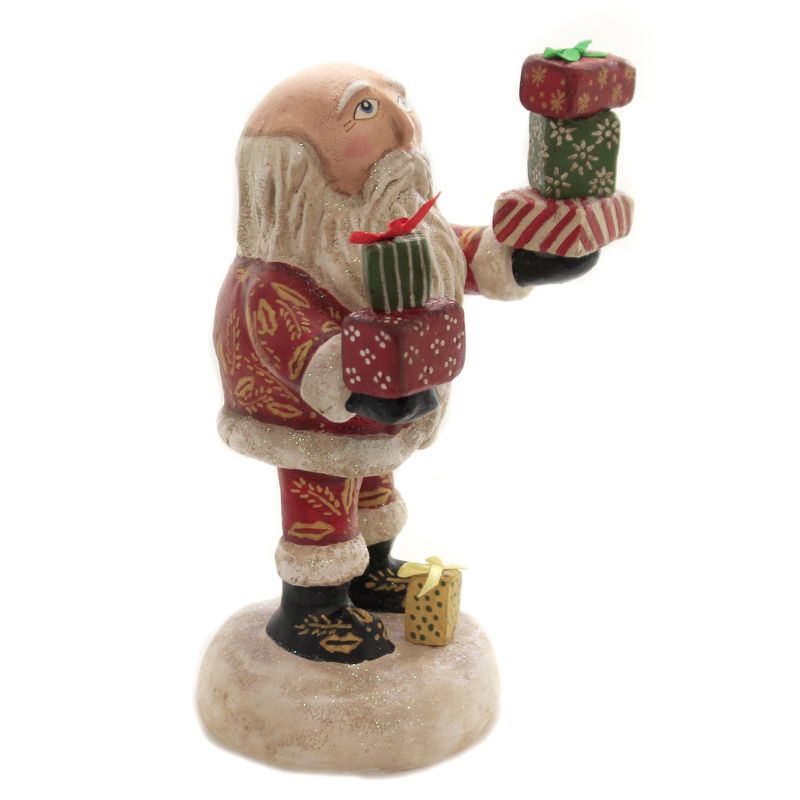 Charles Mcclenning 8.25" Packing The Sleigh Santa Claus Christmas  -  Decorative Figurines