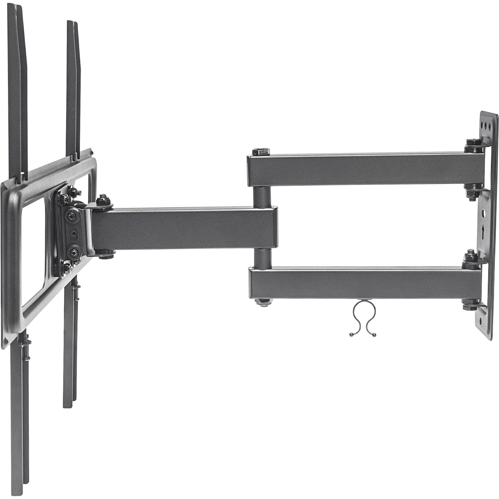 Manhattan 461320 Universal Lcd Full-Motion Wall Mount, Holds One 32 To 55 Flat-Panel Or Curved Tv