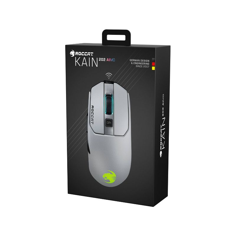 ROCCAT Kain 202 Aimo Wireless PC Gaming Mouse - White