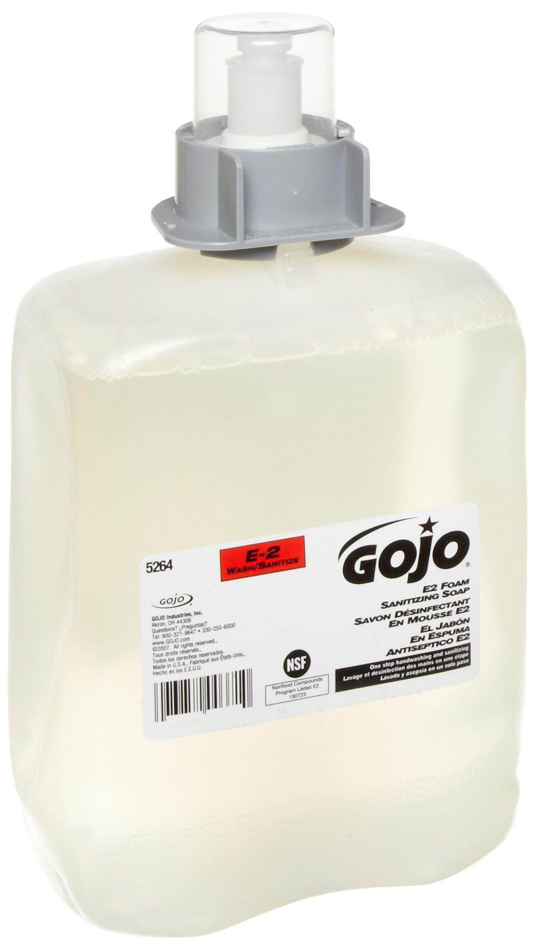 Gojo - 5264-02 - Foam Sanitizing Soap, Size 2000mL, PK 2