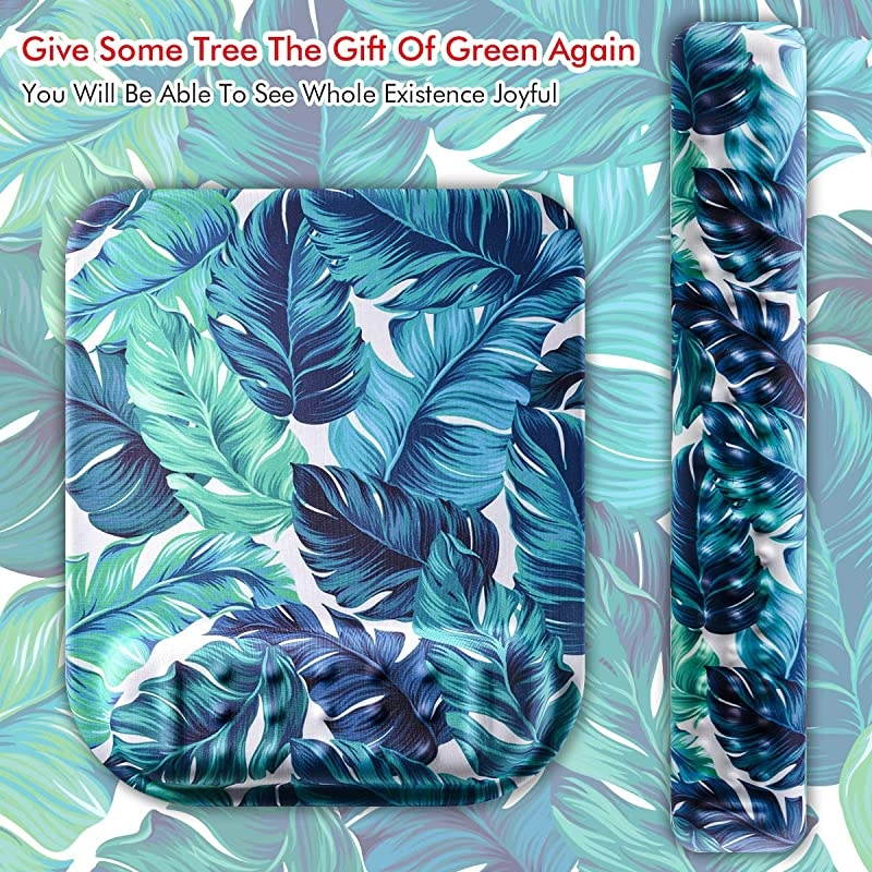 Pad and Keyboard Wrist Rest, Smooth Superfine Fibre Surface,Gel Memory Foam Ergonomic Wrist Rest Support &ndash; Computer, Laptop, Mac, Gaming and Office, Durable, Comfortable and Pain Relief