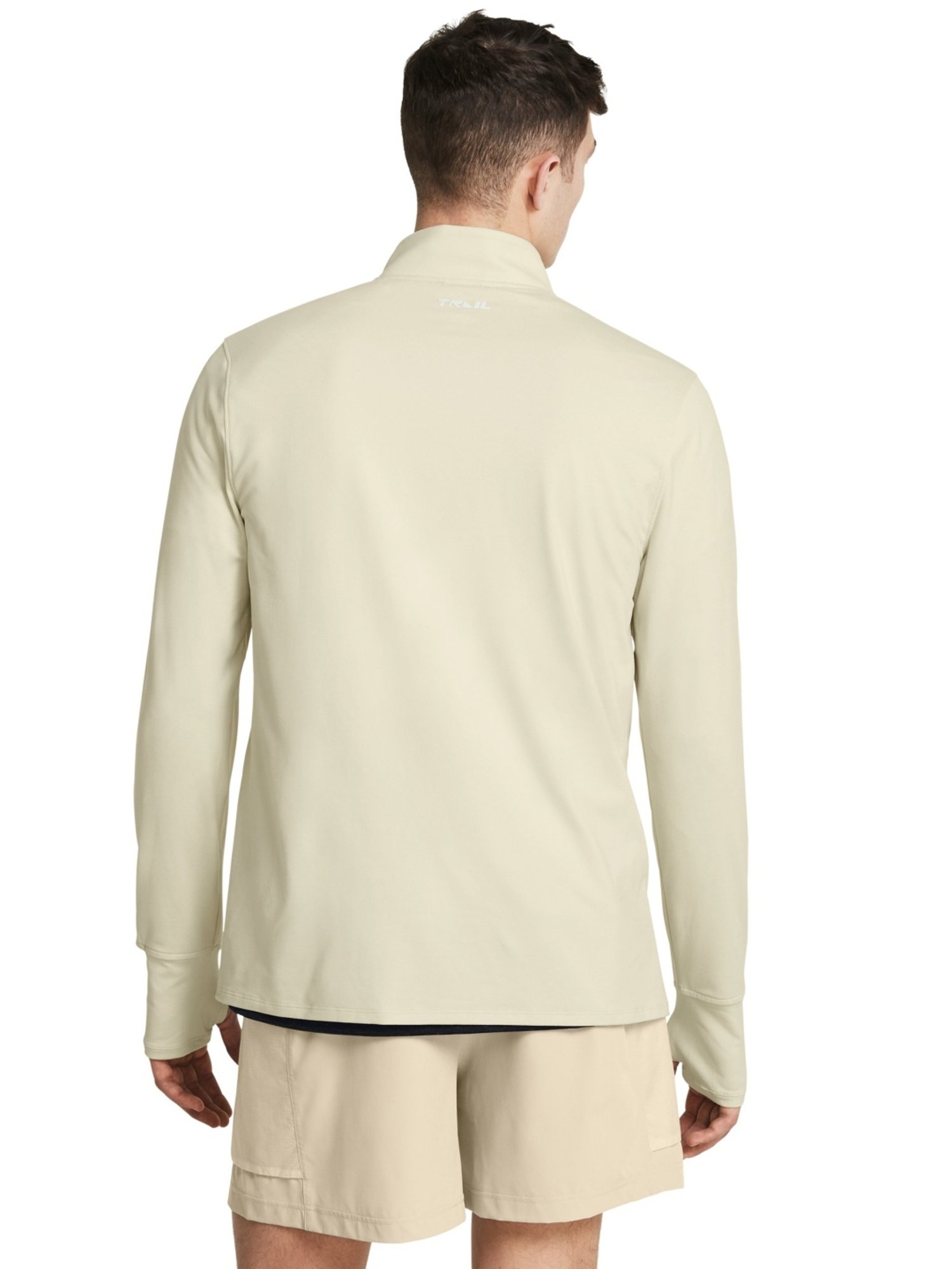 Under Armour Cream Slim Fit Printed T-Shirt