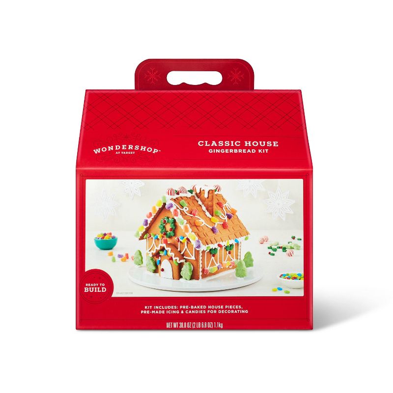 Holiday Deluxe Gingerbread House Kit - 38.8oz - Wondershop™