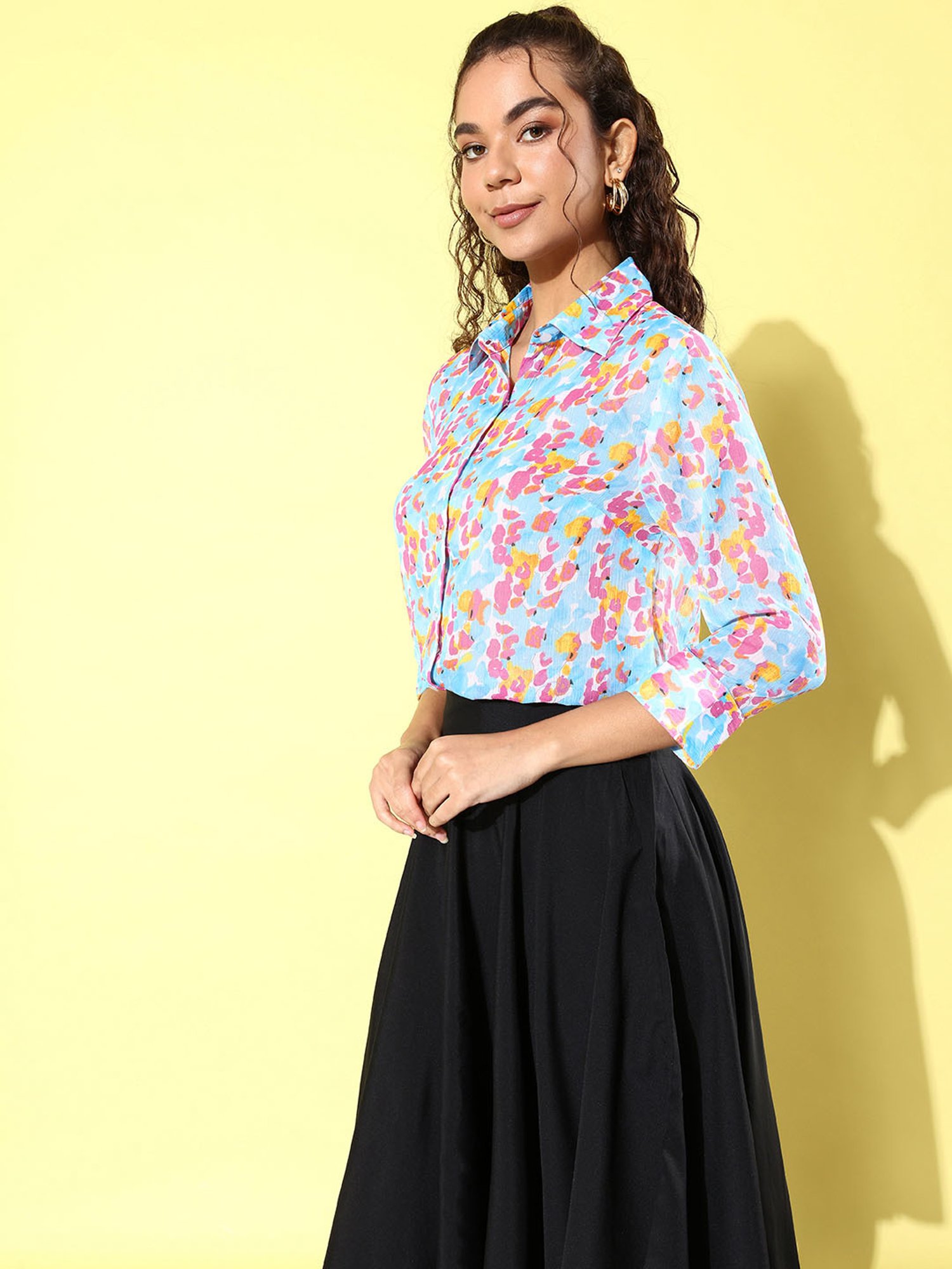 Anvi Be Yourself Multicolor Printed Shirt