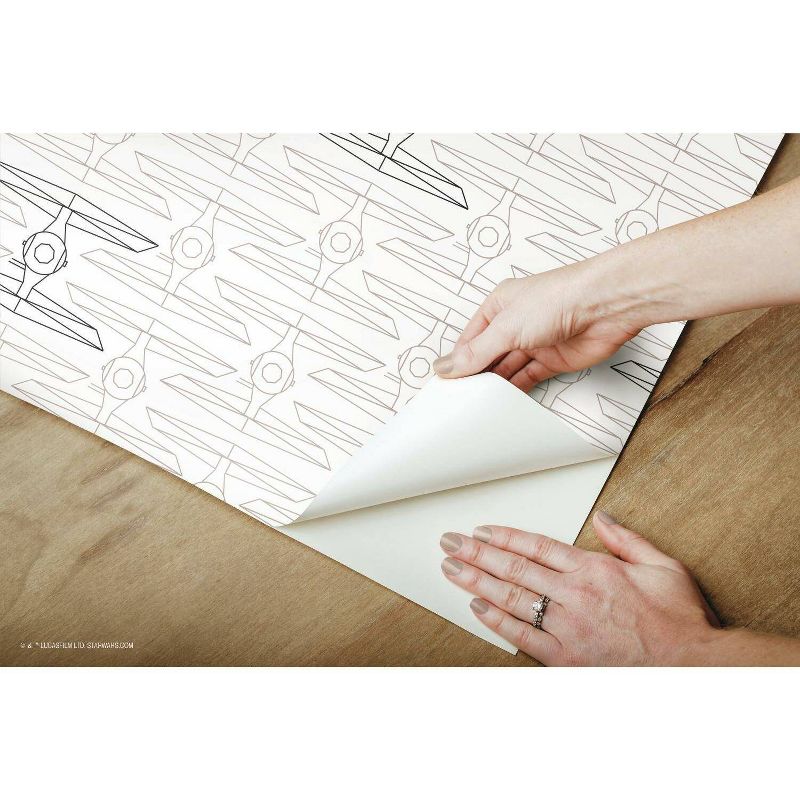 Star Wars Tie Fighter Peel and Stick Wallpaper - RoomMates