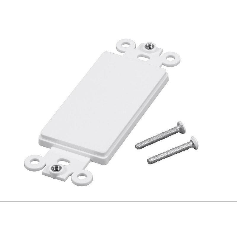 Monoprice Blank Dcor Insert - White  for Home ,Office, Personal Install