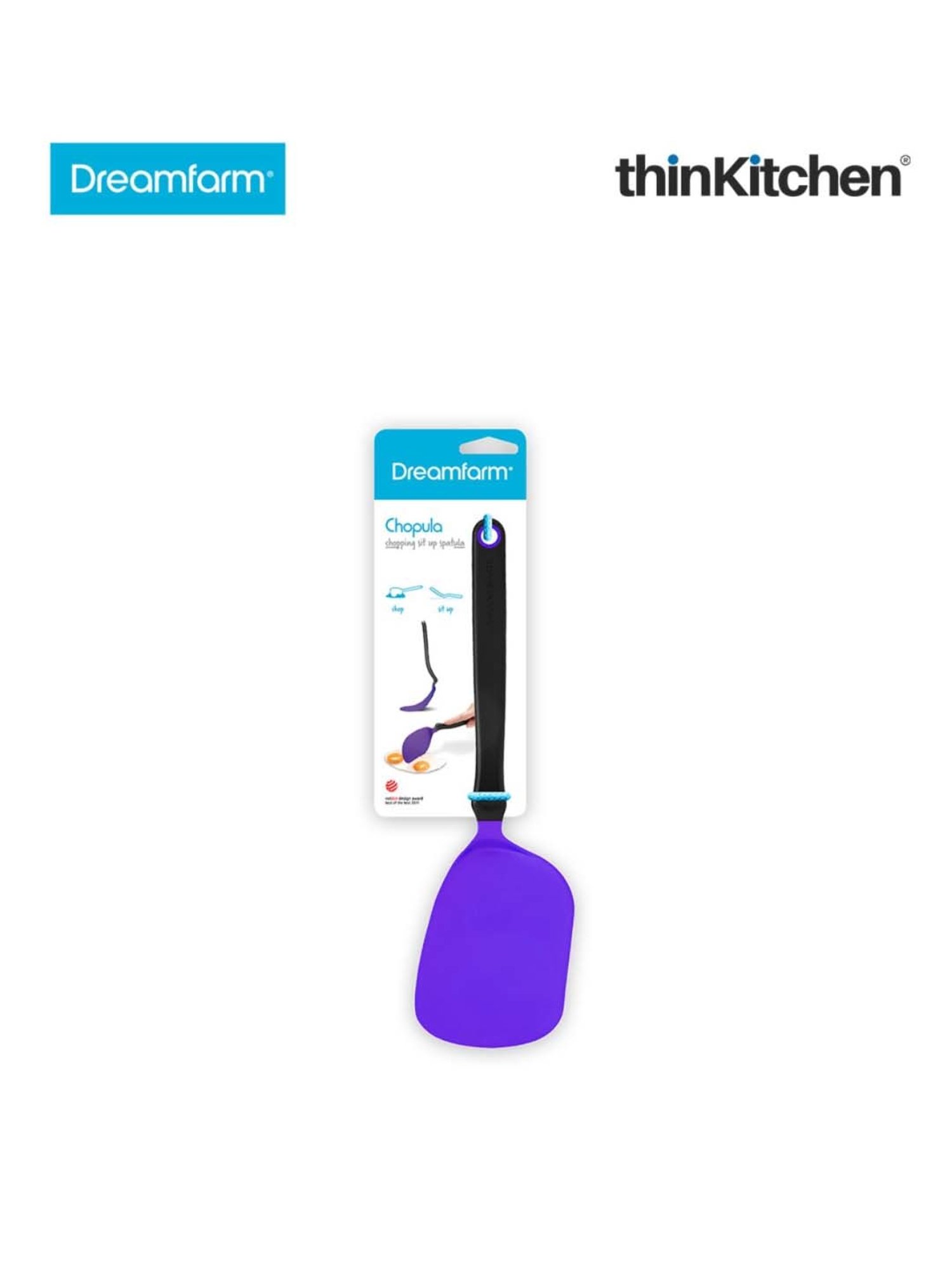 HAZEL Silver Stainless Steel Spatula with Beveled Edge