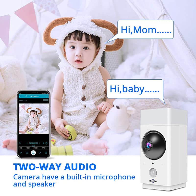 Preinstalled 1080P Security Camera PanTilt Zoom Indoor WiFi Camera Pet camera Smart home camera with Infraredfullcolor night vision TwoWay AudioPerson Detection Works with Alexa