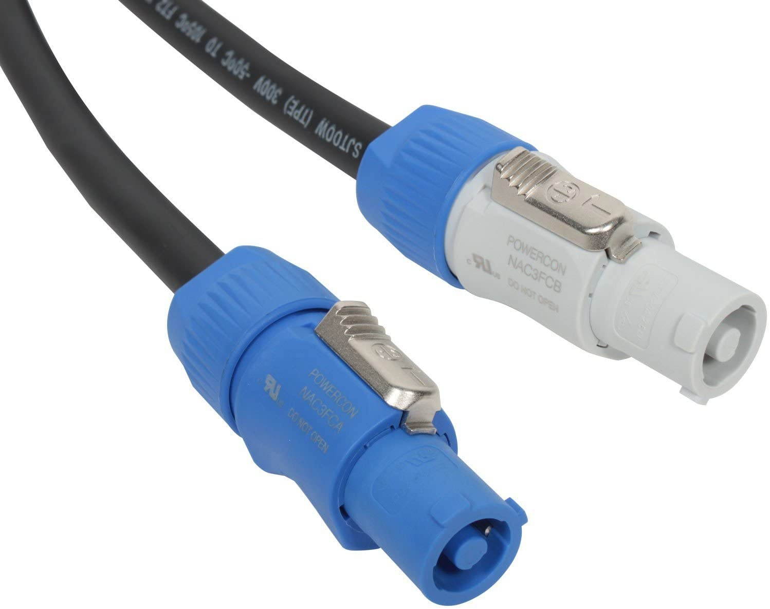 Elite Core Neutrik PowerCon Power Extension Cable | 75' ft | PC12-AB-75 | Made in the USA |