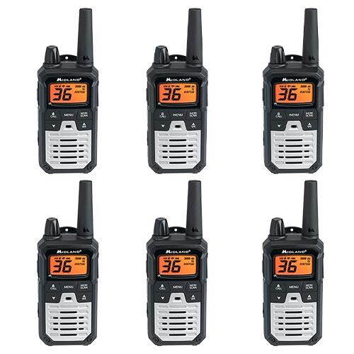 Midland X-Talker T290VP4 - Black (6 Radios) T290VP4 X-Talker Radio-Black