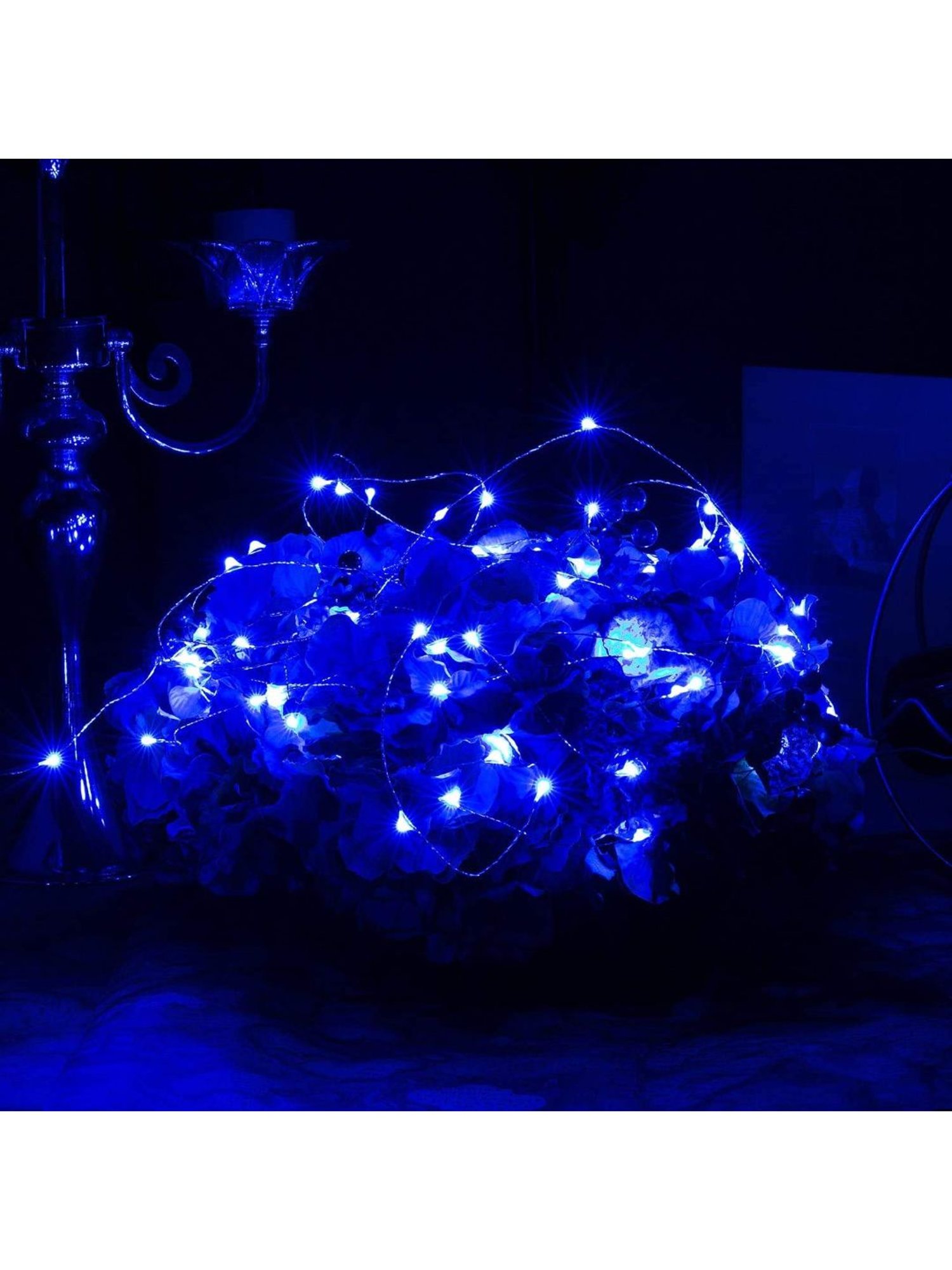 XERGY 10 Meter 100 LED's Fairy Decoration Stary String- 2 M USB Powered (Blue)