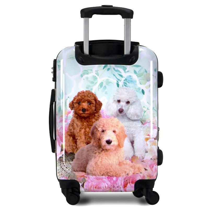 Chariot Travelware CHP-70 Garden Poodle 3pc Luggage Set
