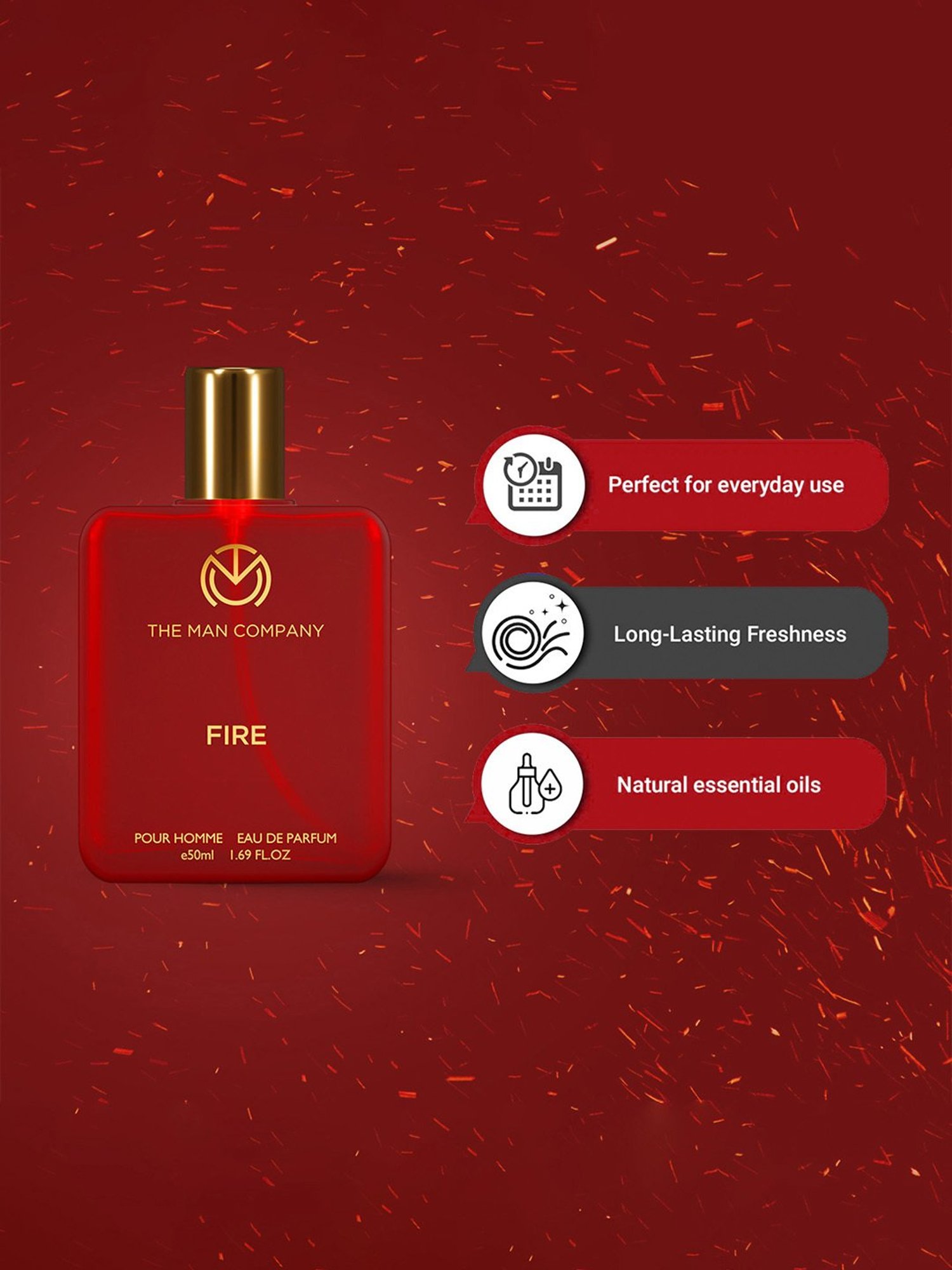 The Man Company Fire Eau de Parfum - 50 ml