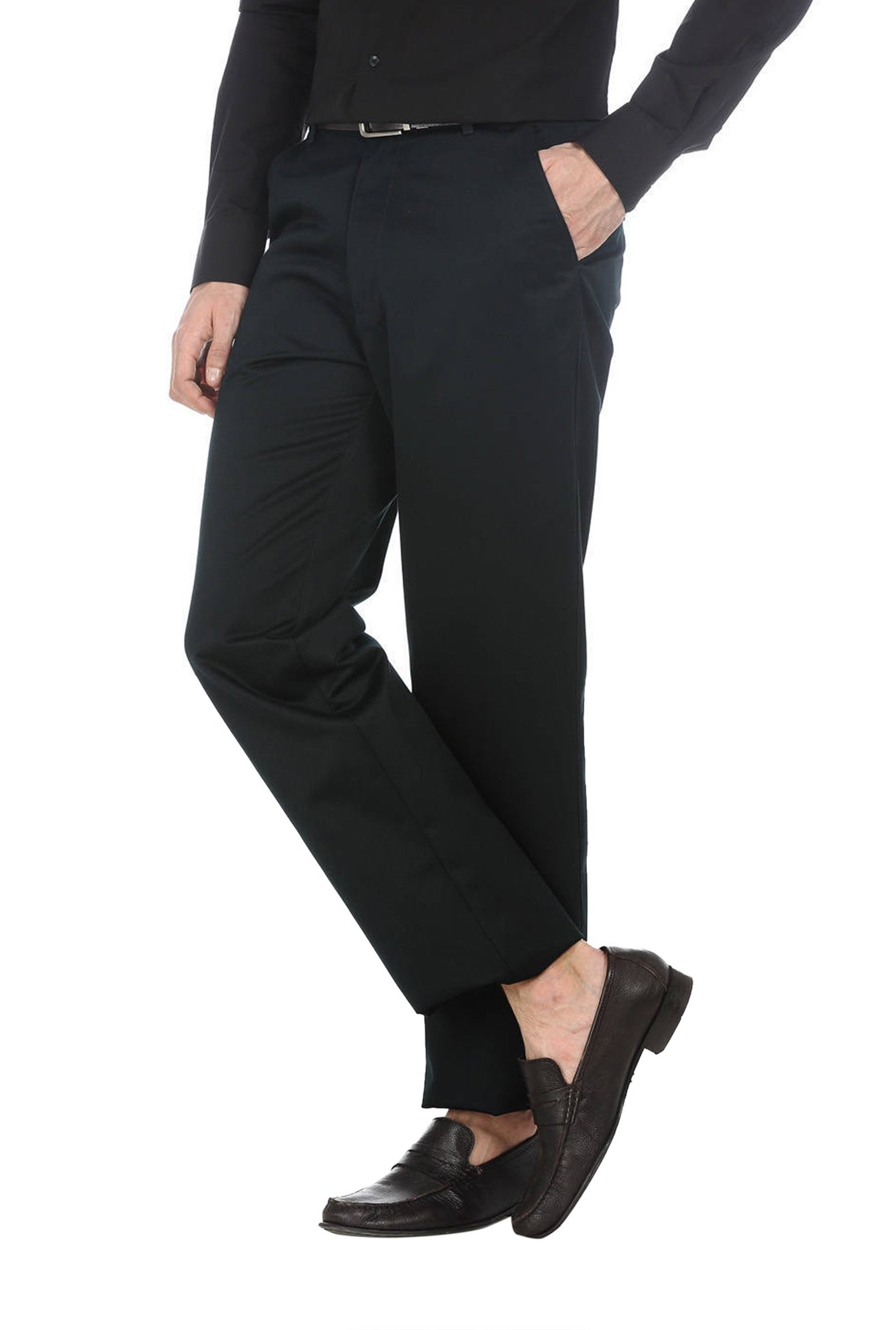 WES Casuals by Westside Olive Relaxed-Fit Mid-Rise Cotton Blend Joggers