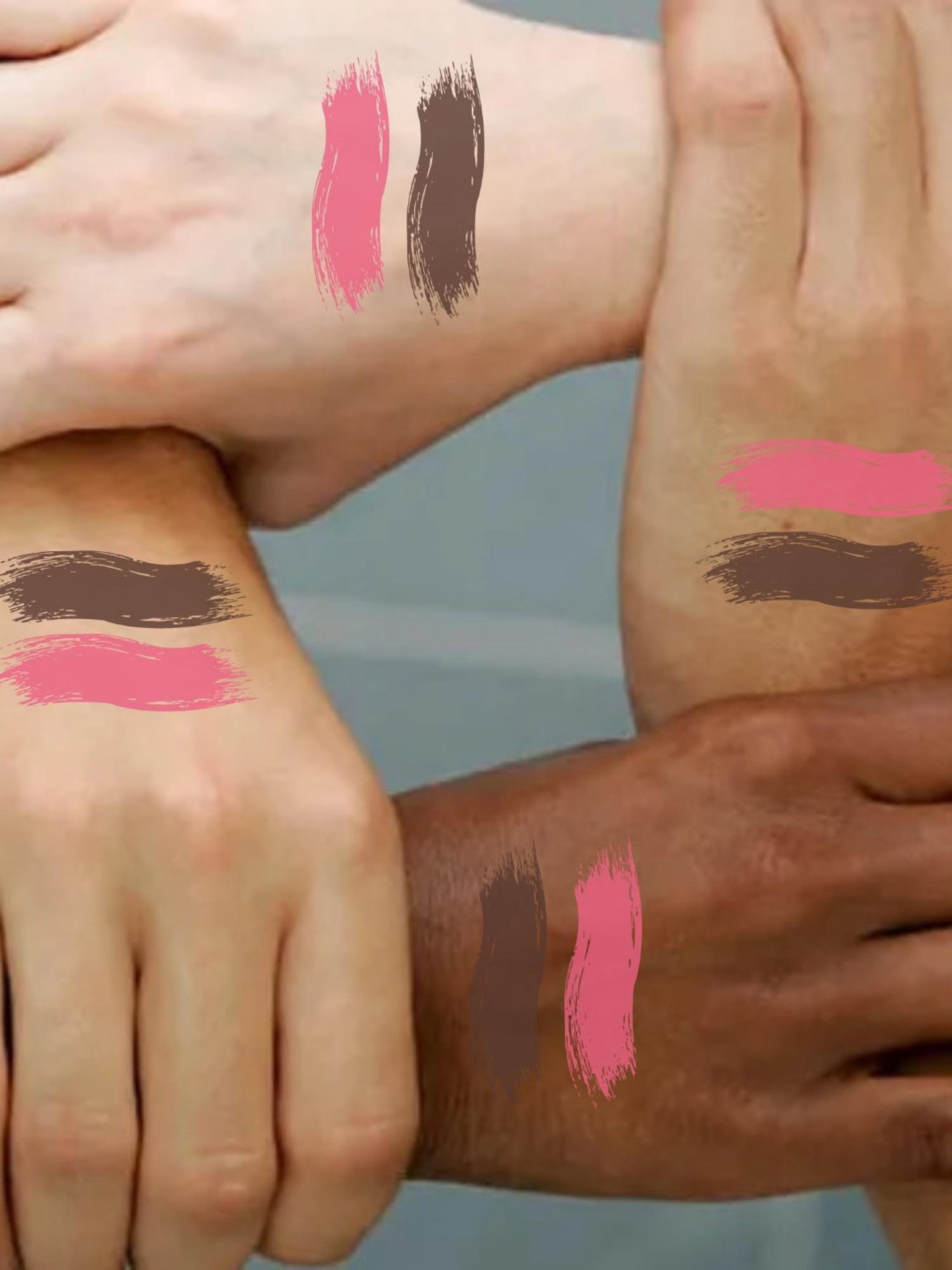 KINDED Liquid Lip Colour 01 Barbie Pink & 07 Choco Brown Combo