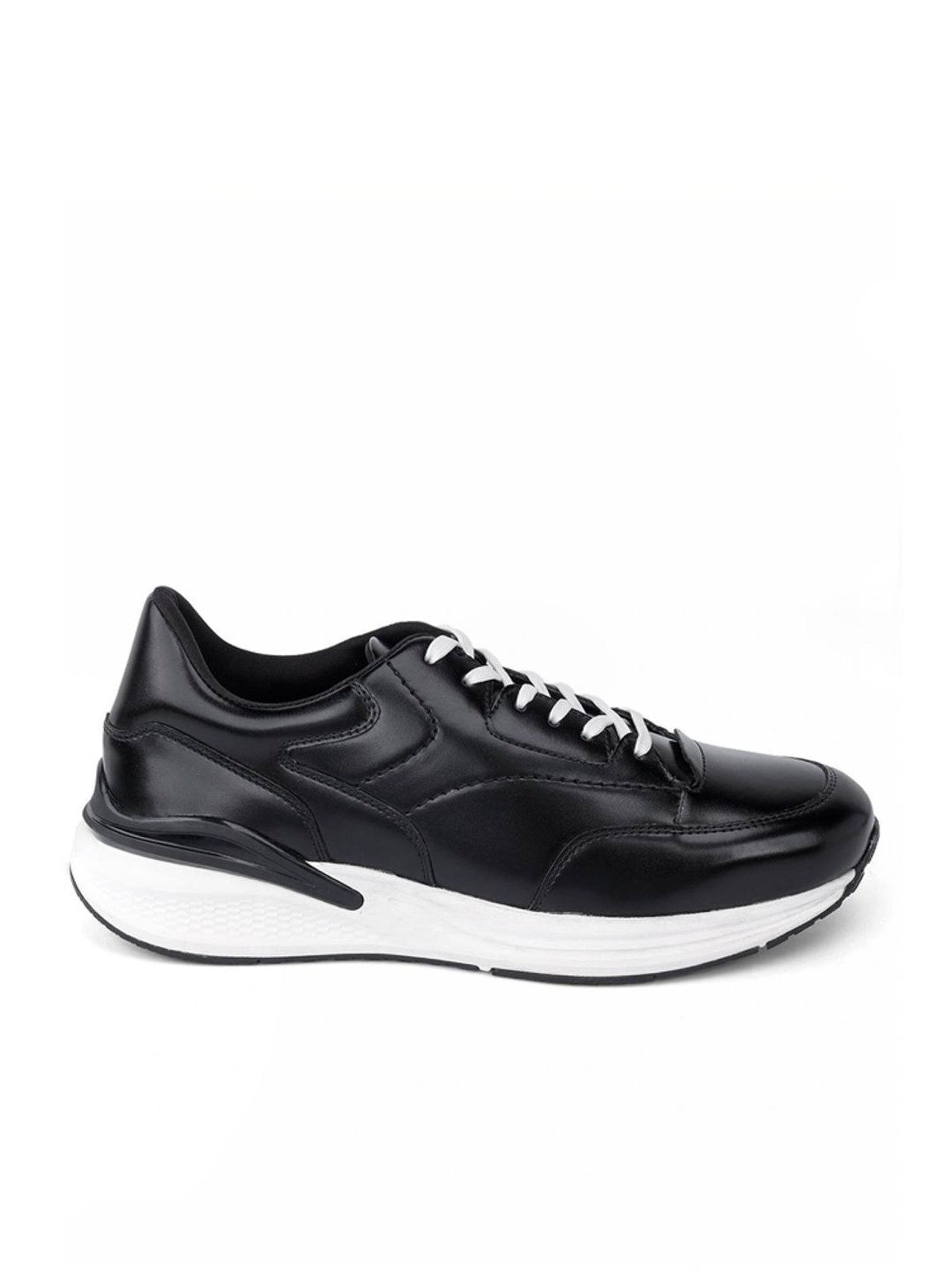 Louis Stitch Men's Black Casual Sneakers