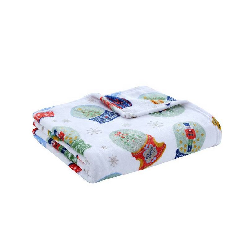 50"x60" Snow Globe Printed Throw Blanket Multi - VCNY