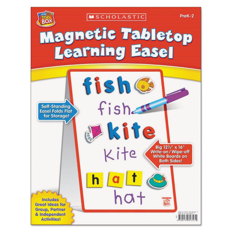 Scholastic Magnetic Tabletop Learning Easel Ages 4-7 SC989357