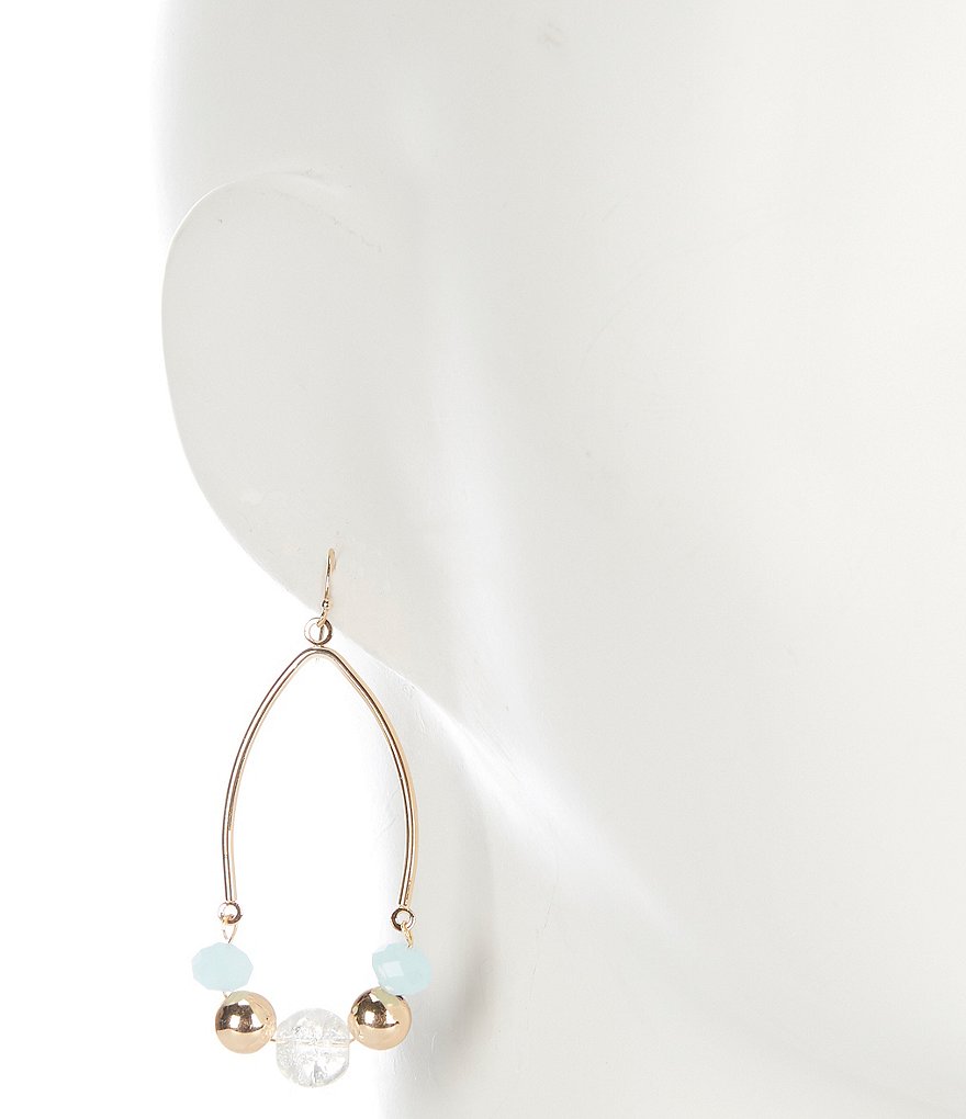 Beaded Teardrop Earrings
