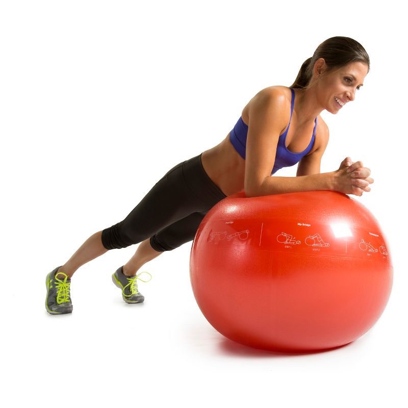 GoFit Pro Stability Ball - Red (65cm)