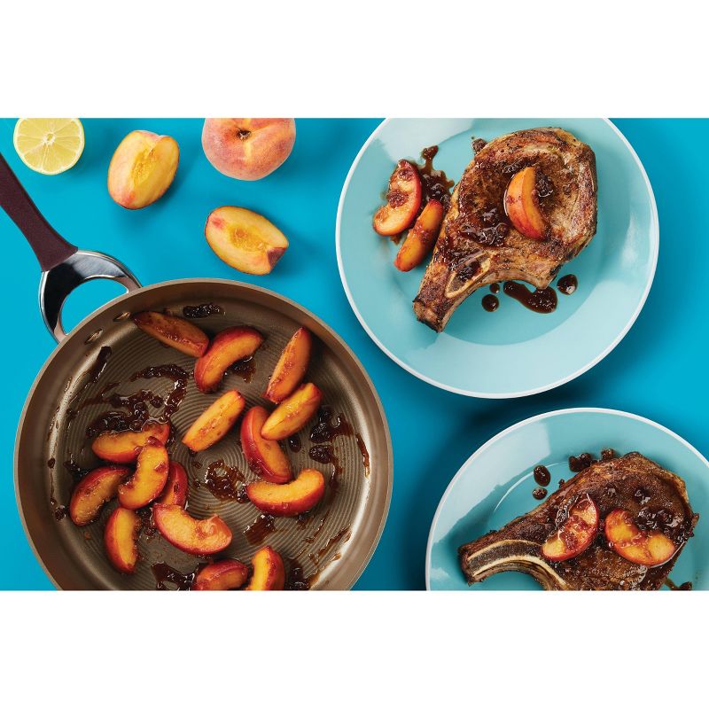 Circulon Symmetry 11pc  Hard Anodized Nonstick Cookware Set Merlot