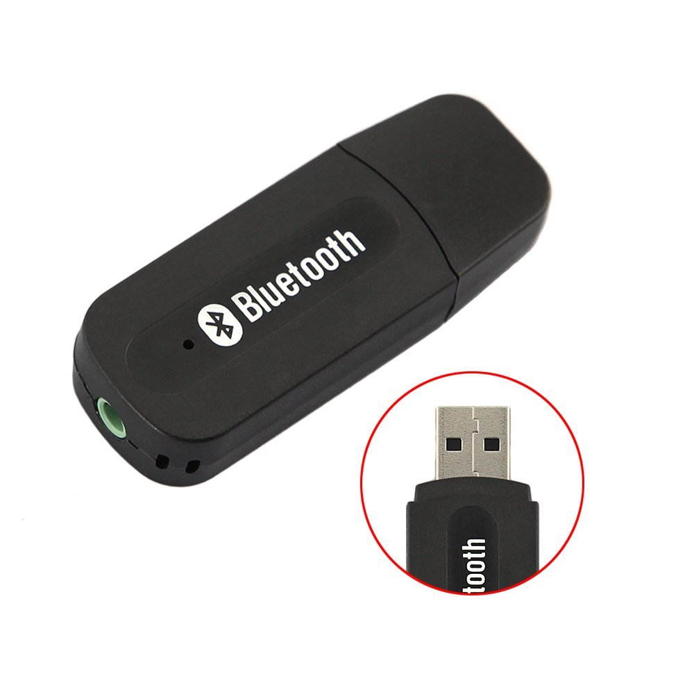 BS-MALL  Bluetooth 3.5mm Stereo Audio Music Receiver & Adapter for Home Stereo , Portable Speakers , Headphones , Car (AUX In) Music Sound Systems , and more 3.5mm Media Devices