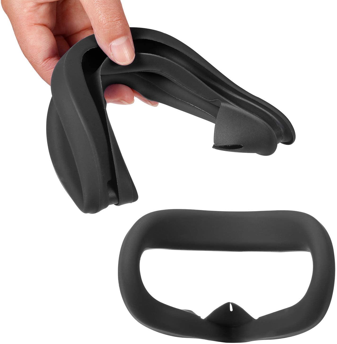 Newest VR Silicone Interfacial Cover for Oculus Quest 2 Face Protect Skin Sweatproof Lightproof Anti-Leakage