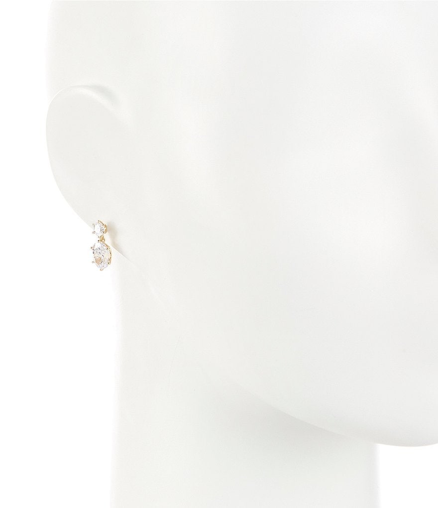 Nadri Frolic Oval Drop Earrings