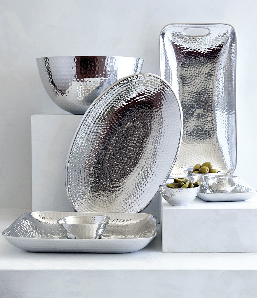 Towle Silversmiths Hammered Large Serving Bowl