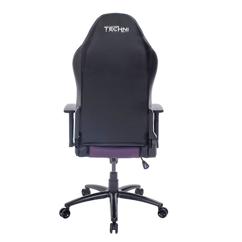 Ergonomic High Back Racer Style Video Gaming Chair Purple - Techni Sport