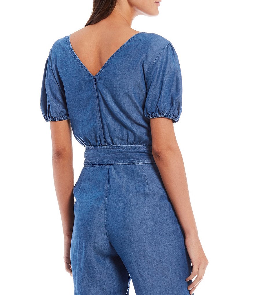 Every Stripe Long Sleeve Button Front Romper