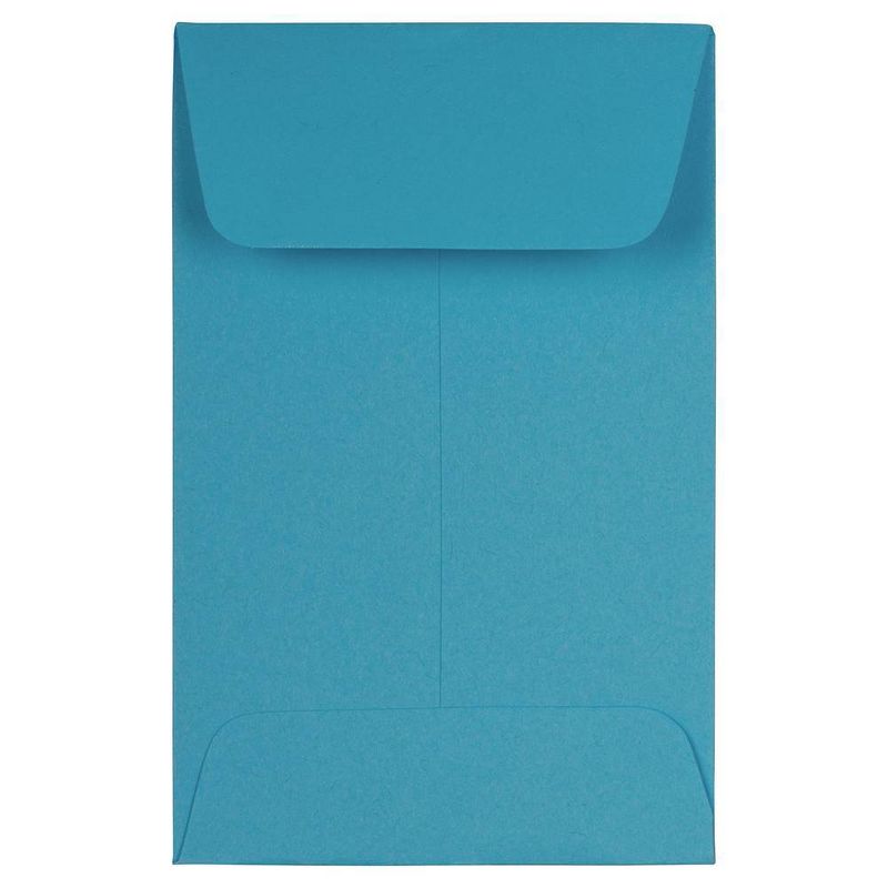 JAM Paper 50pk 2 1/4"x3 1/2" #1 Coin Business Envelopes - Blue Recycled