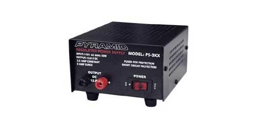PYRAMID PS3 3-AMP 13.8-VOLT POWER SUPPLY