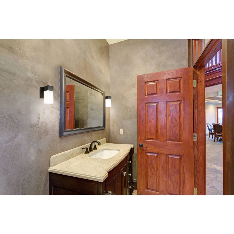 Ciara Springs Sconce Bronze/White - EGLO