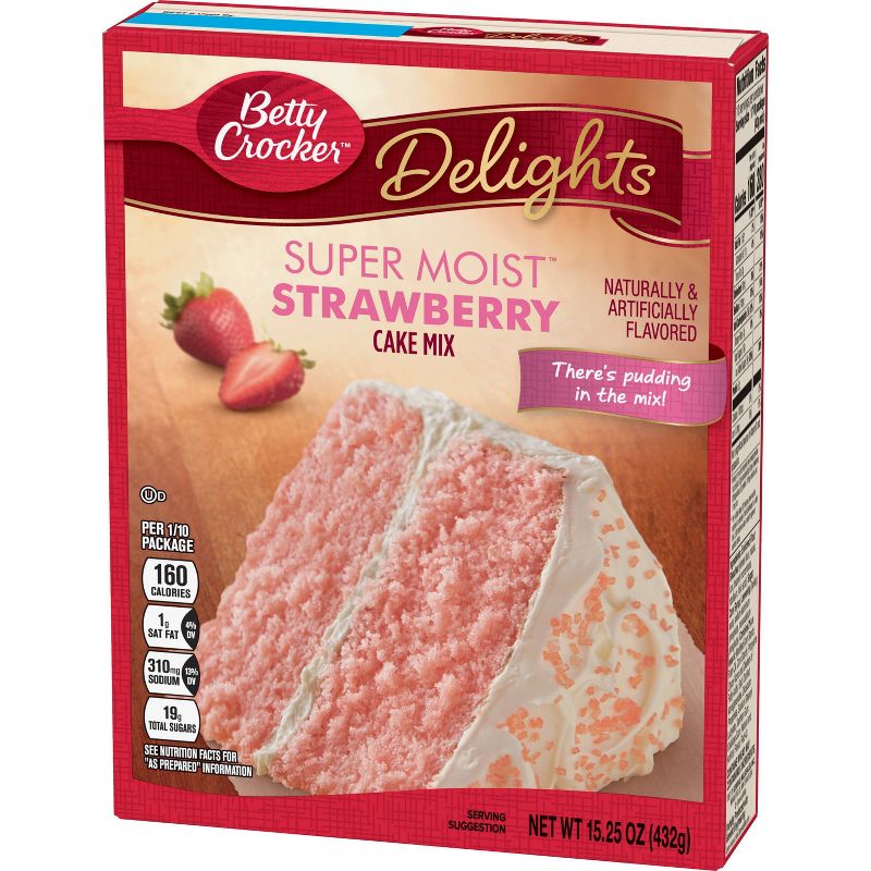 Betty Crocker Super Moist Strawberry Cake Mix - 15.25oz
