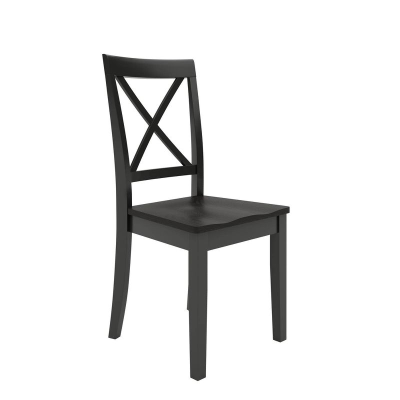 5pc Balwin Rustic Dining Set Black - Dorel Living