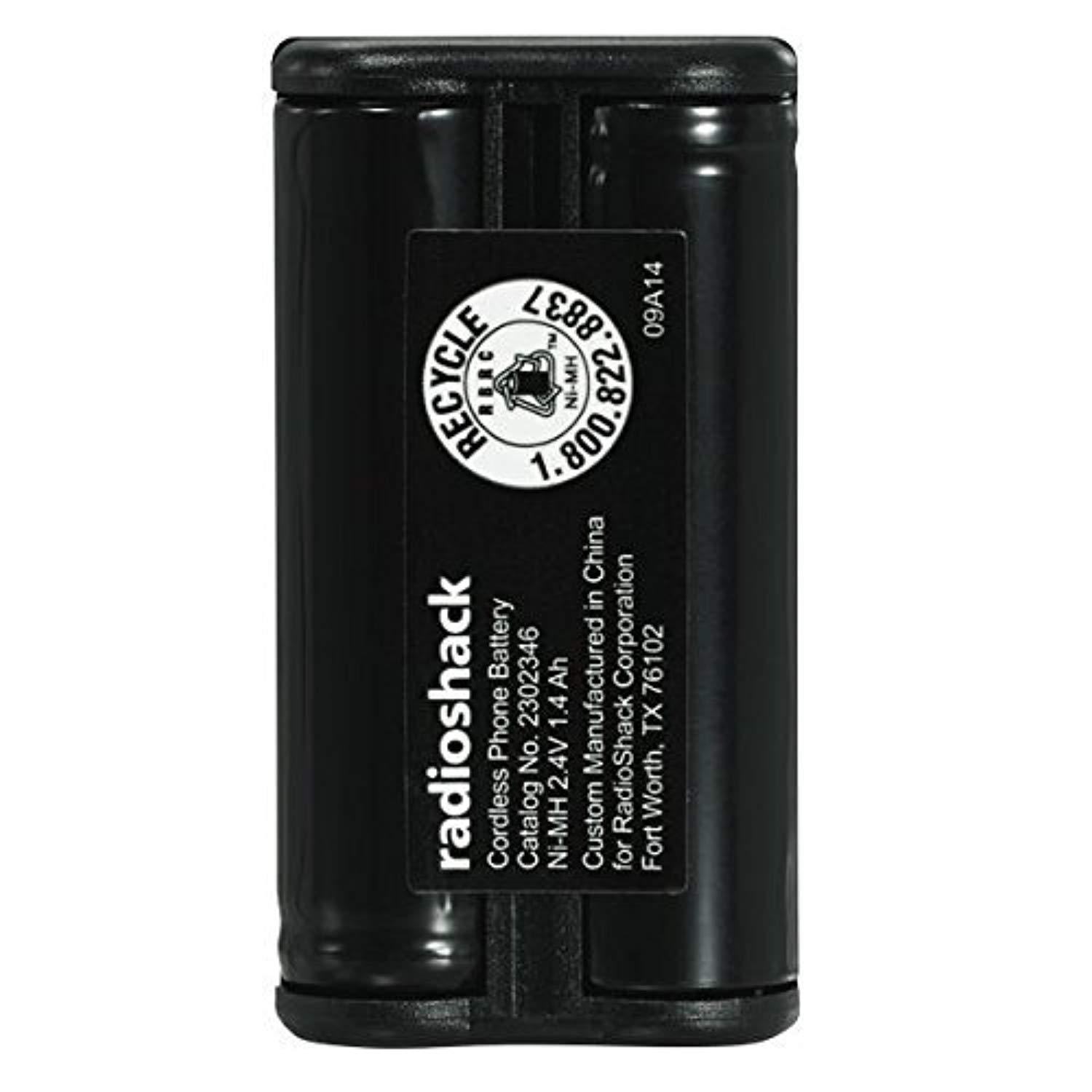 radioshack 2.4v/1400mah ni-mh cordless phone battery