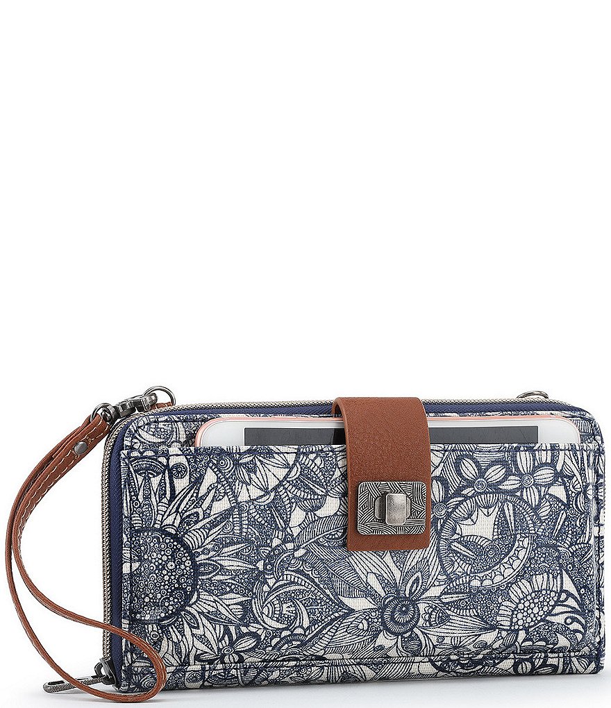 Sakroots Artist Large Smartphone Colorblock Crossbody Bag