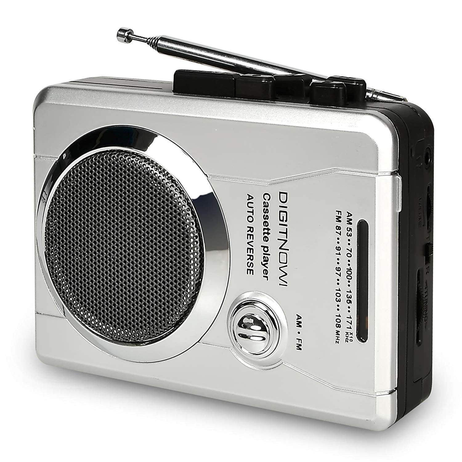 DIGITNOW!AM/FM Portable Pocket Radio and Voice Audio Cassette Recorder,Personal Audio Walkman Cassette Player with Built-in Speaker and Earphone