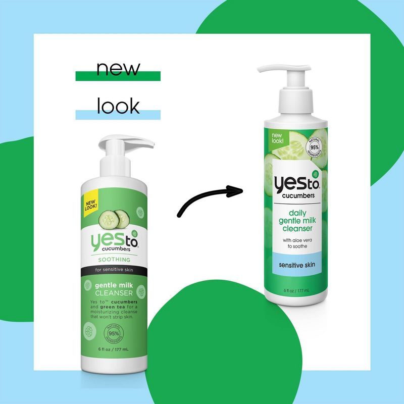 Yes to Cucumbers Gentle Milk Cleanser - 6 fl oz