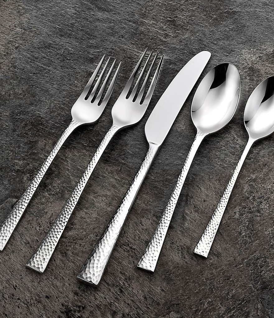 Robinson South End 65-Piece Stainless Steel Flatware Set