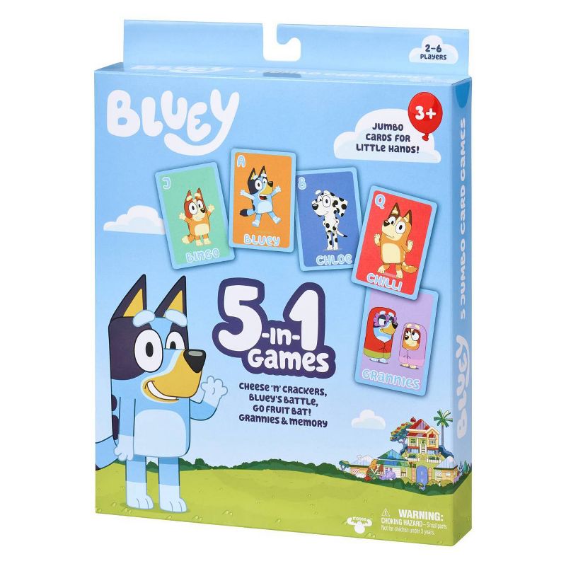 Bluey 5-in-1 Card Game