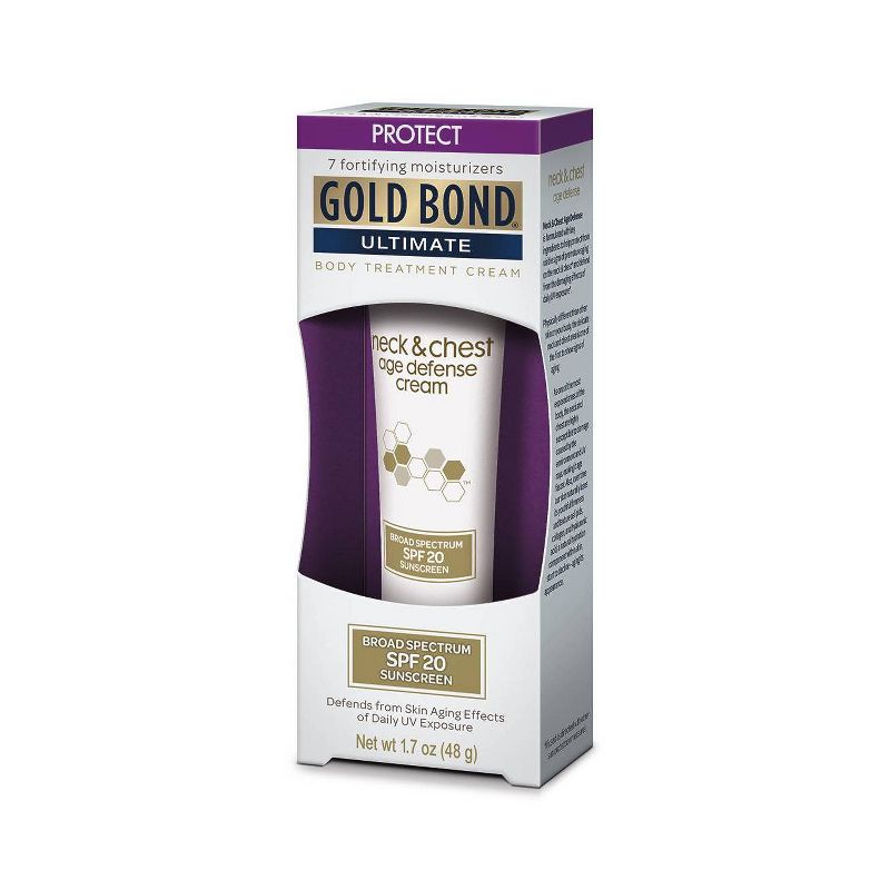 Gold Bond Neck & Chest Age Defense Sunscreen - SPF 20 - 1.7oz